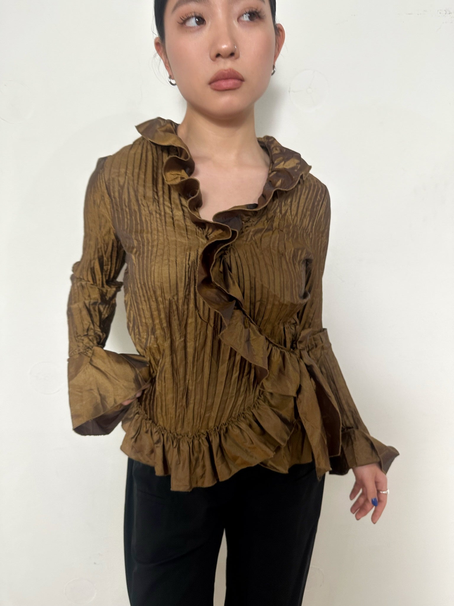 ALLISON WRAP SHIRT
