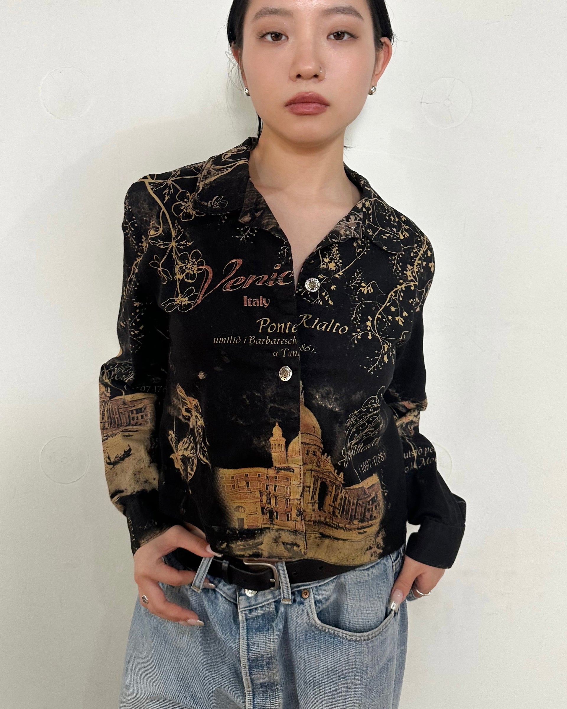Printed Shirt Jacket