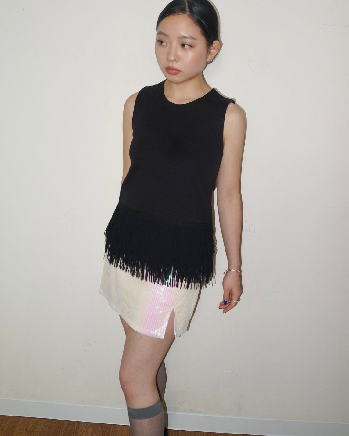 PINK SPARKLE SKIRT