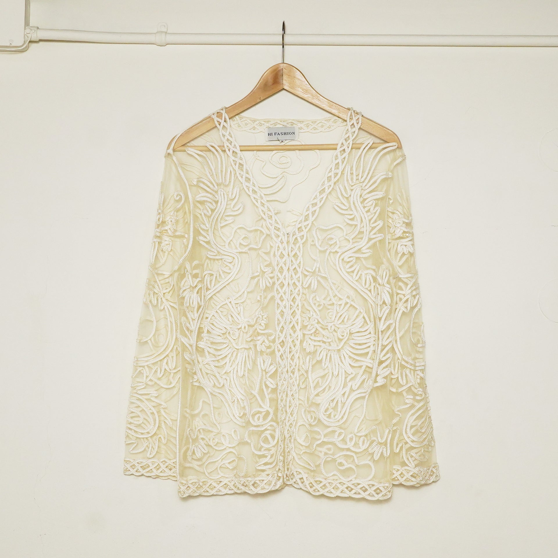 EMBROIDERED TULLE JACKET