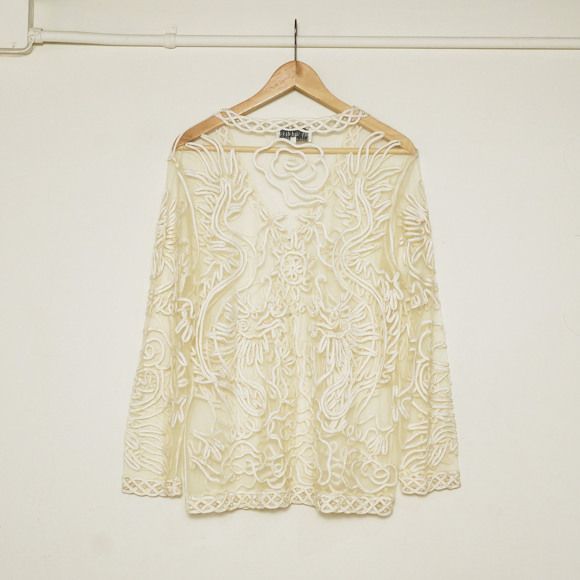 EMBROIDERED TULLE JACKET