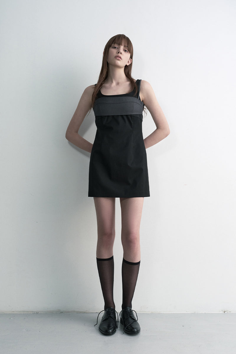 OAF ニットビスチェ　LAYERED WOOL BUSTIER GRAY WOOL BLENDED LAYERED BUSTIER - zuga port
