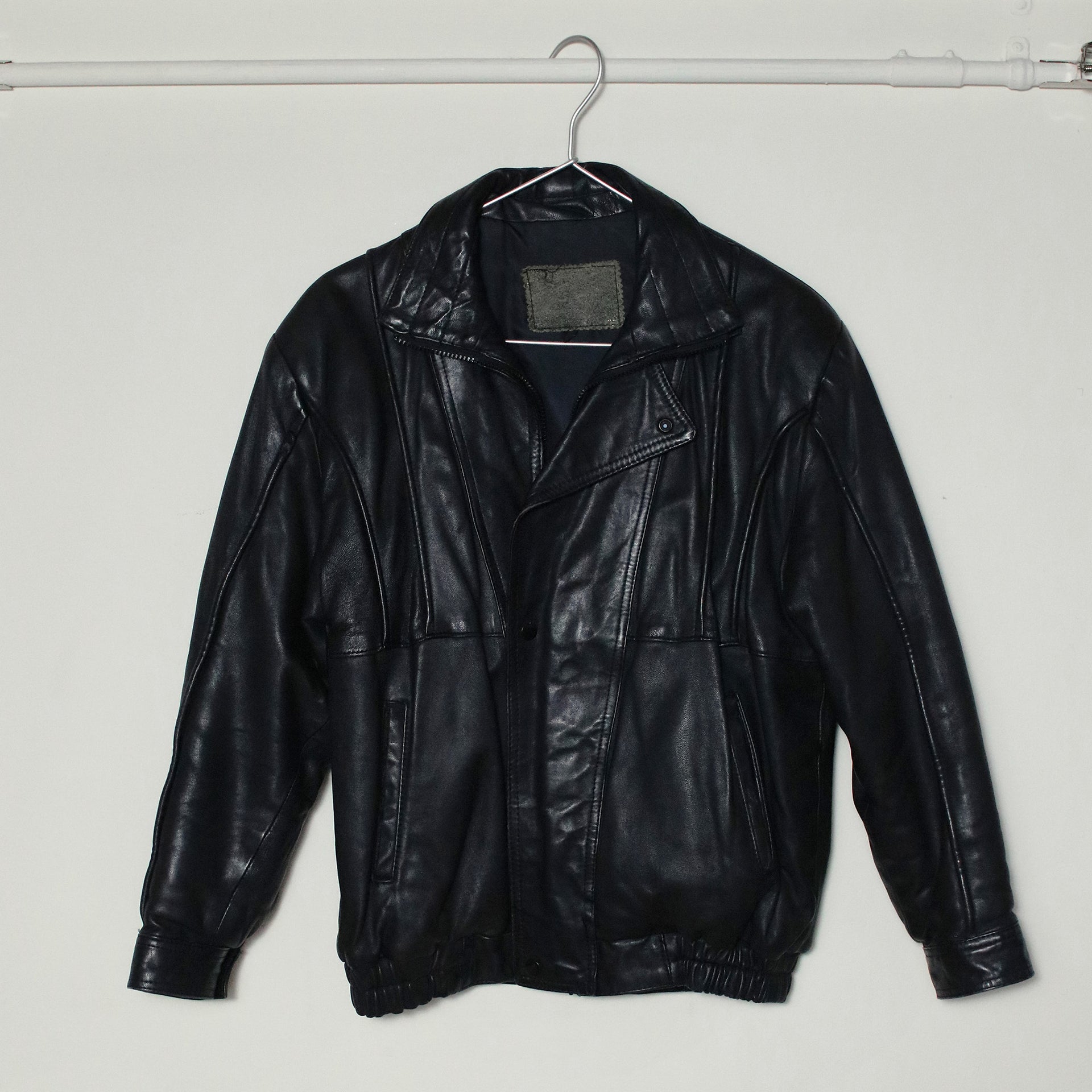 Leather Bomber Jacket