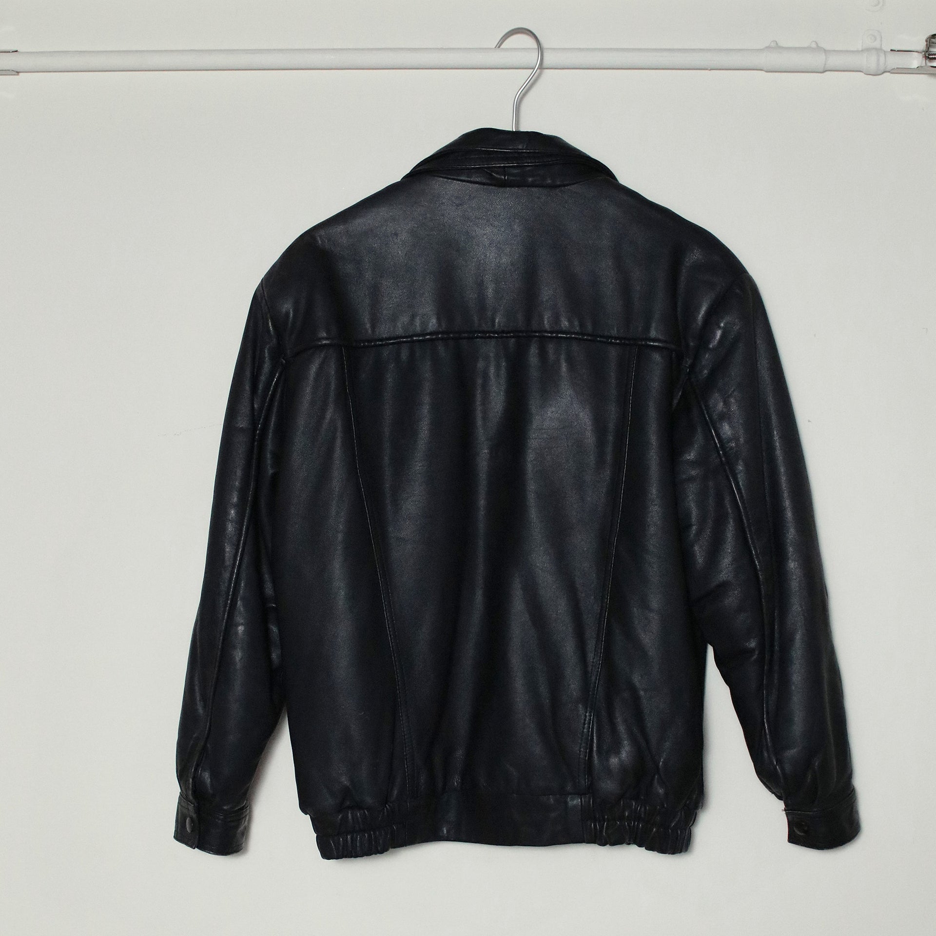 Leather Bomber Jacket