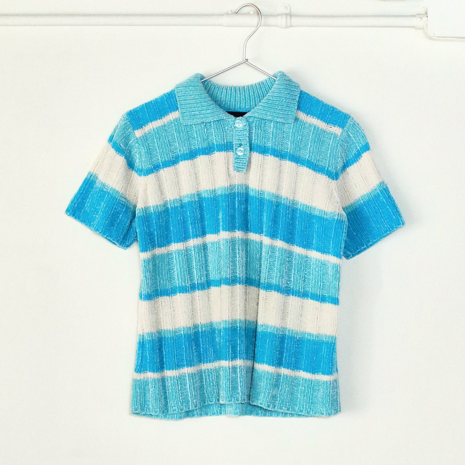 Blue Striped Polo