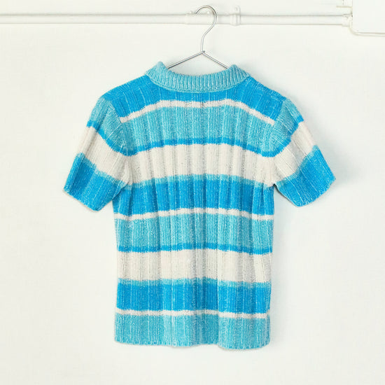 Blue Striped Polo