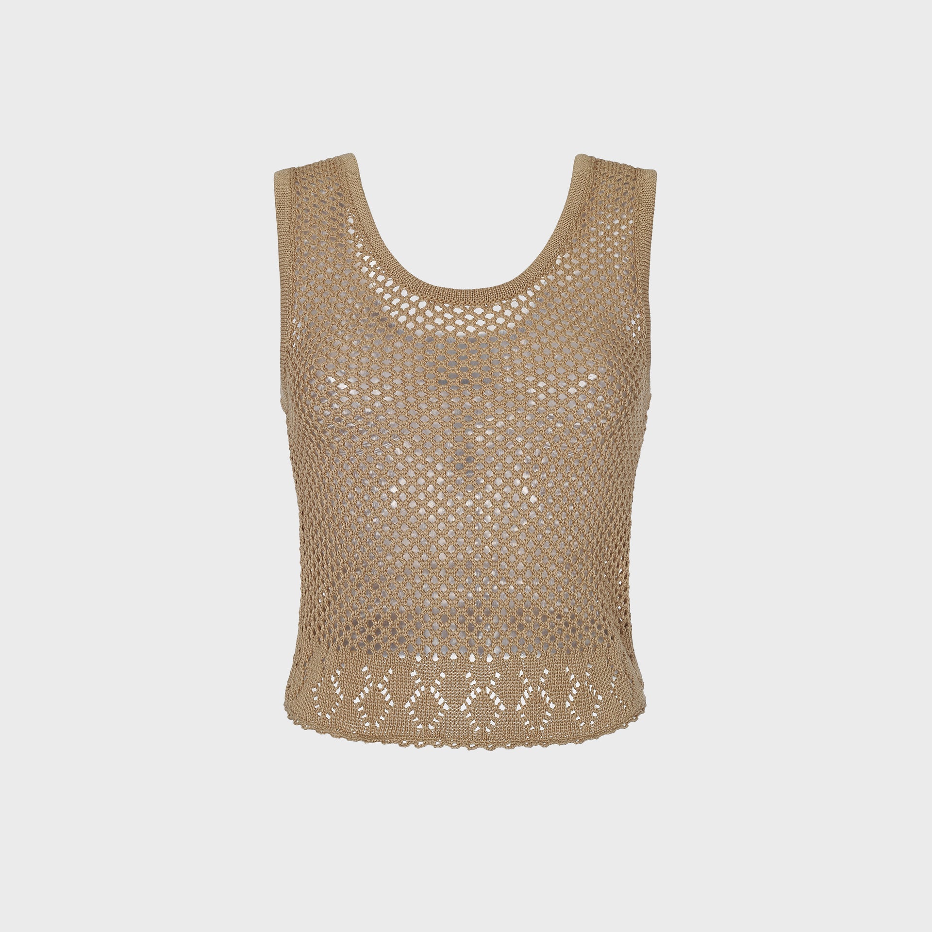 NET TANK TOP [SAND]