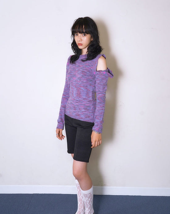 Elara Space Knit Top