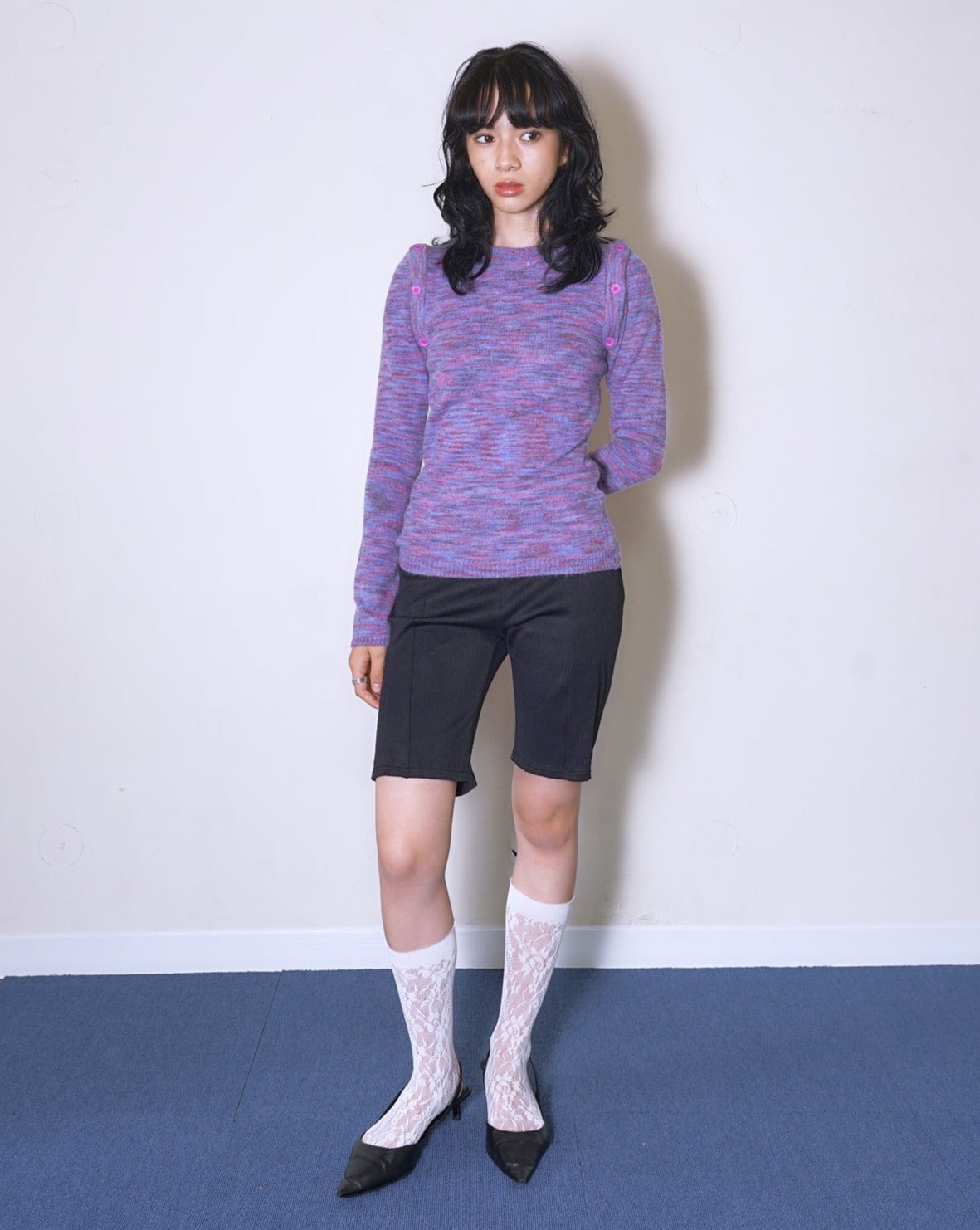 Elara Space Knit Top