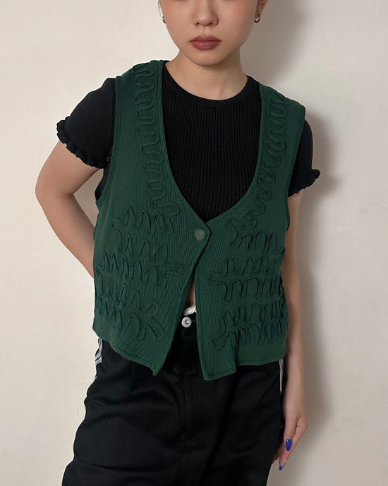 MOSS GREEN VEST