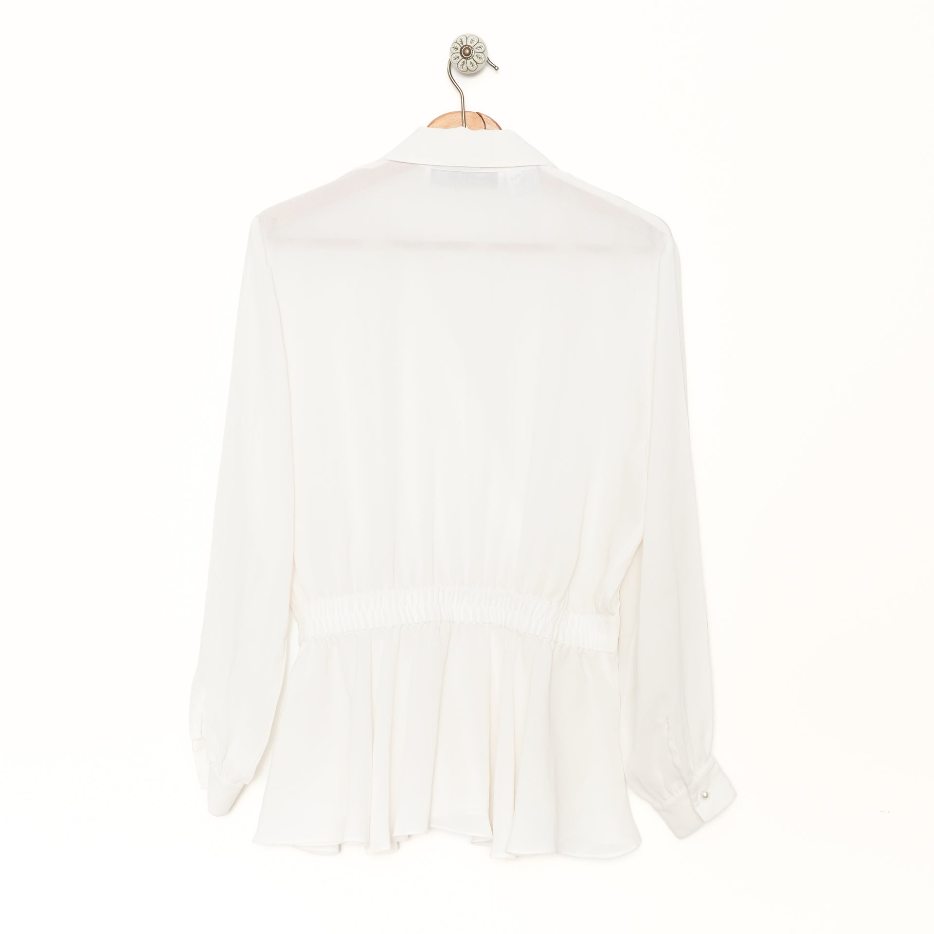 CHIFFON SHIRT PEARL