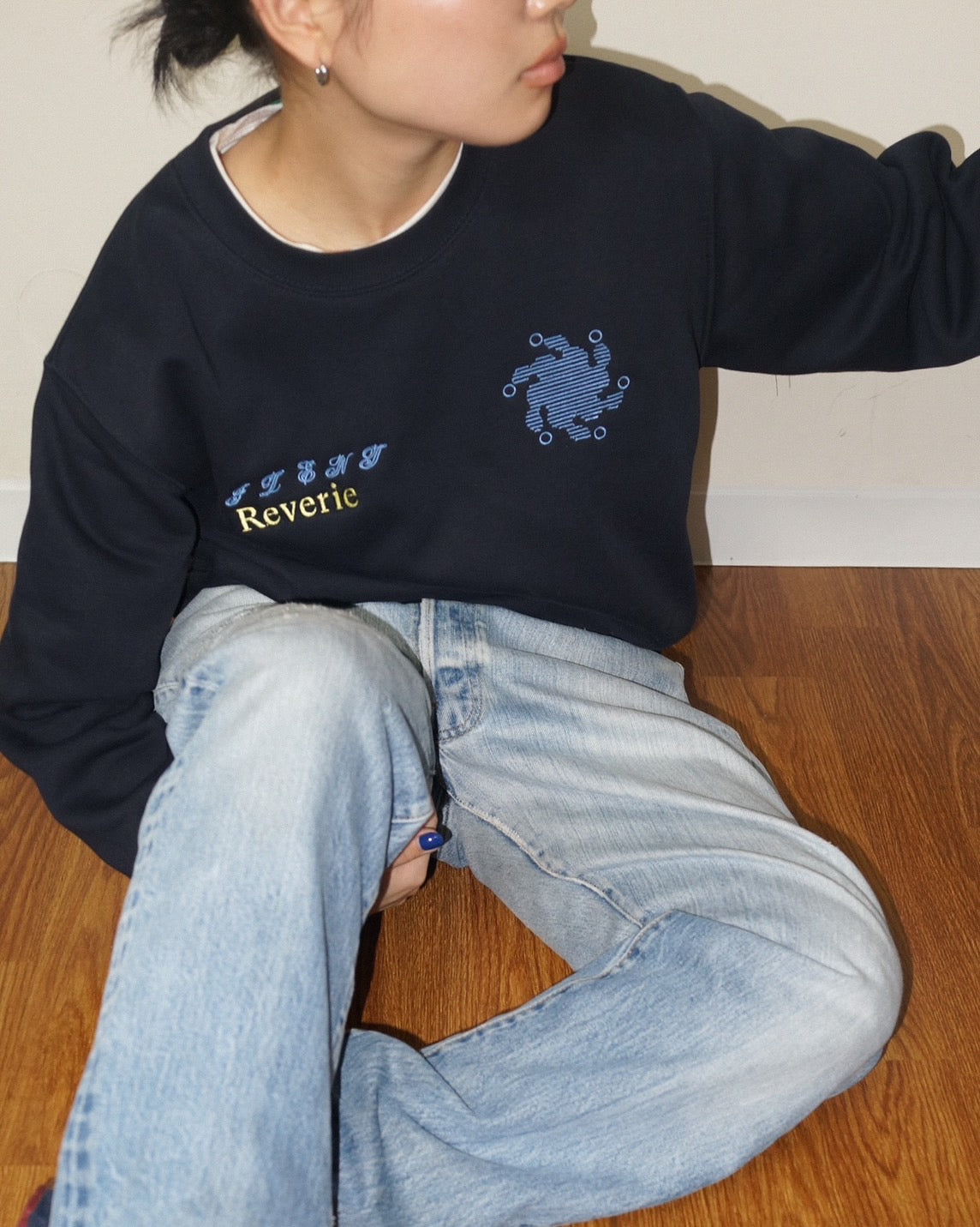 naptime SWEAT NAVYセット THOUSAND MILE｜【40%OFF】【WOODY別注】 HALF ZIP SET UP