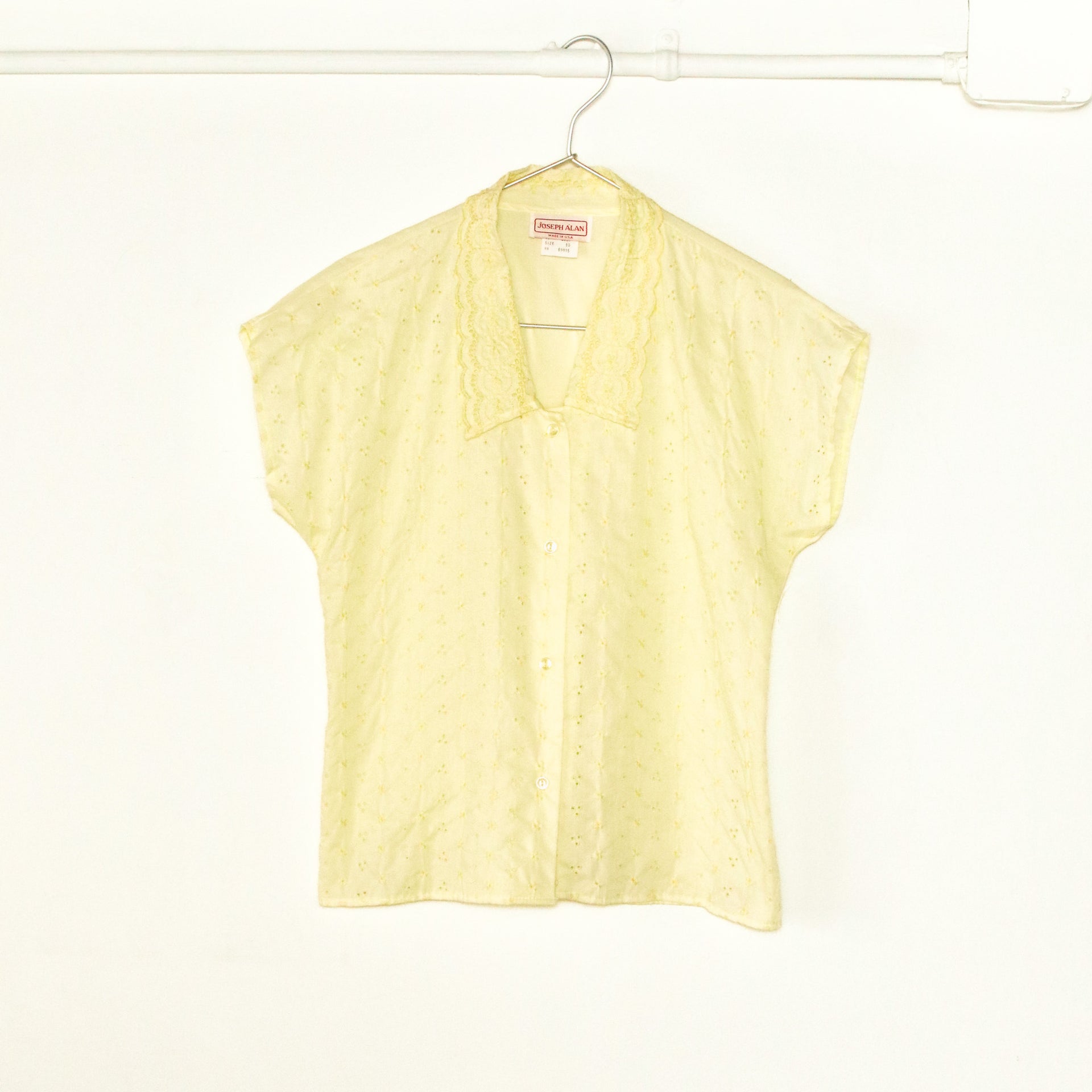 Yellow Laced Shirt