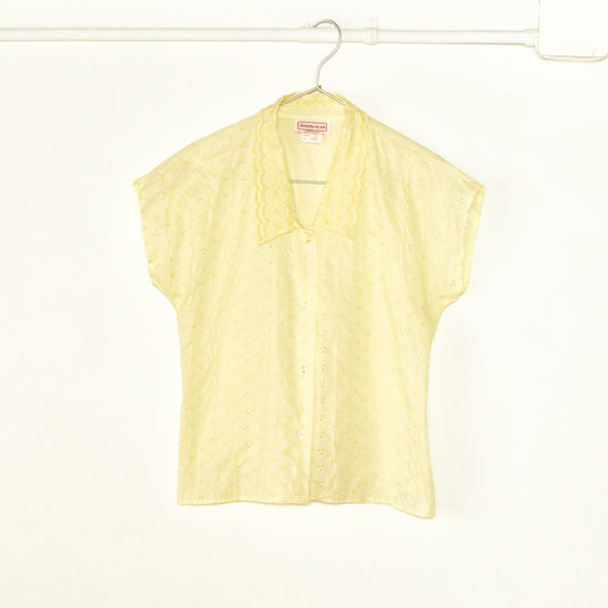 Yellow Laced Shirt