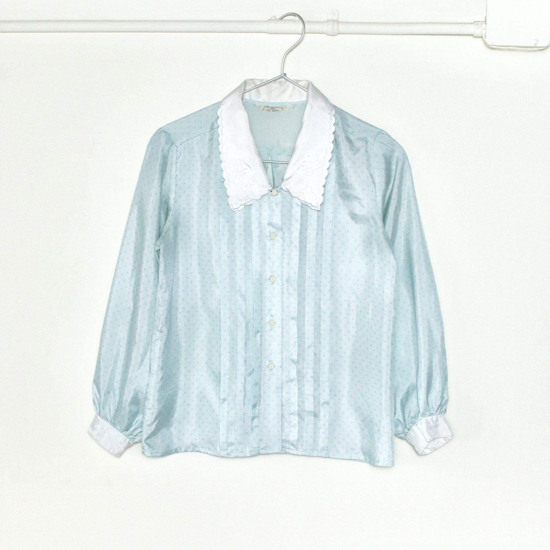 Light Blue Dotted Shirt