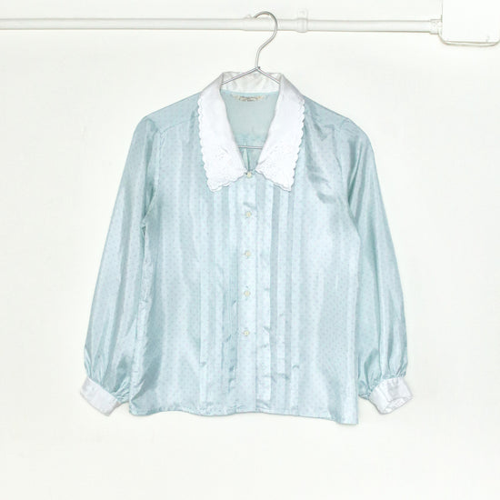 Light Blue Dotted Shirt