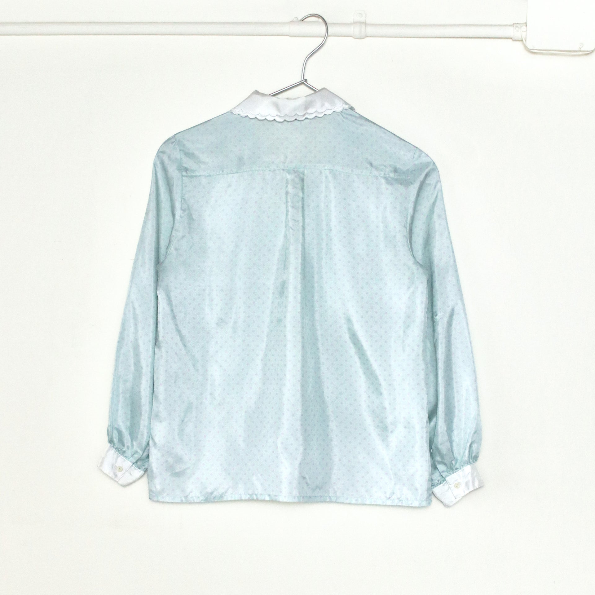 Light Blue Dotted Shirt