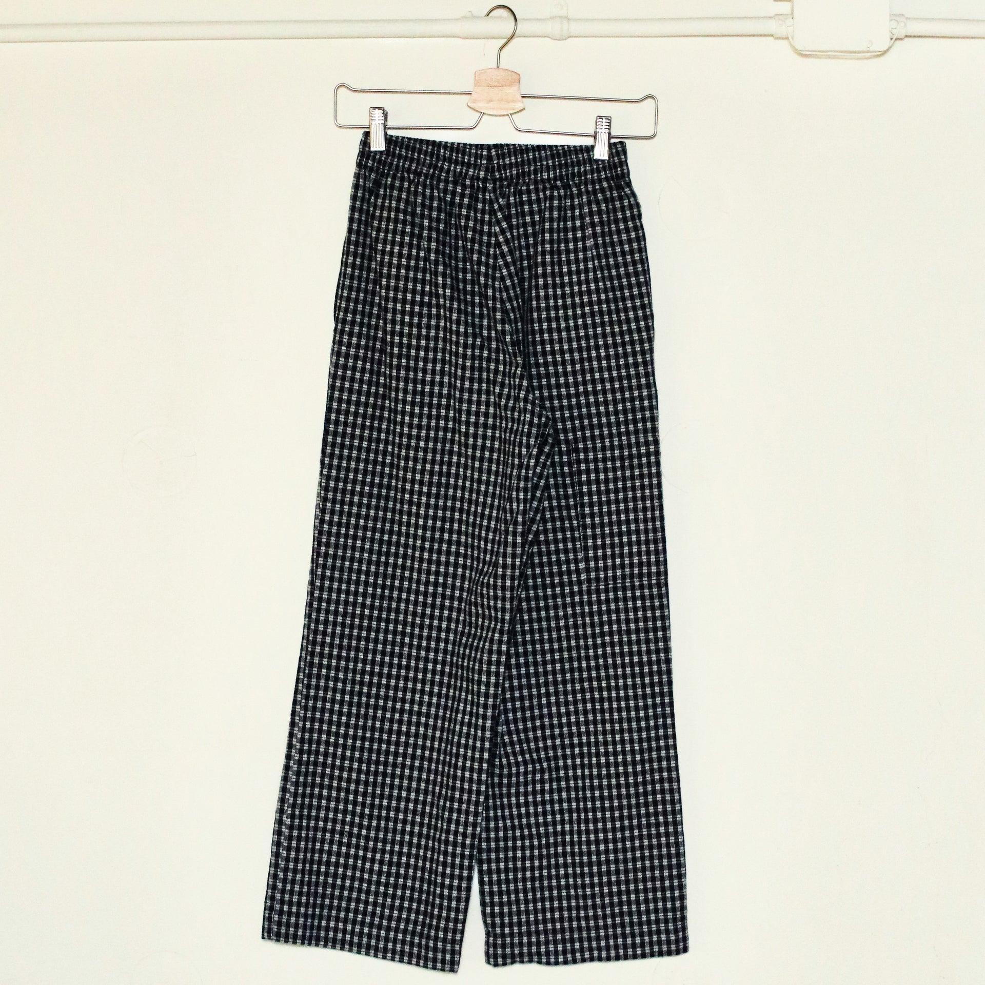 Blue White Check Pants