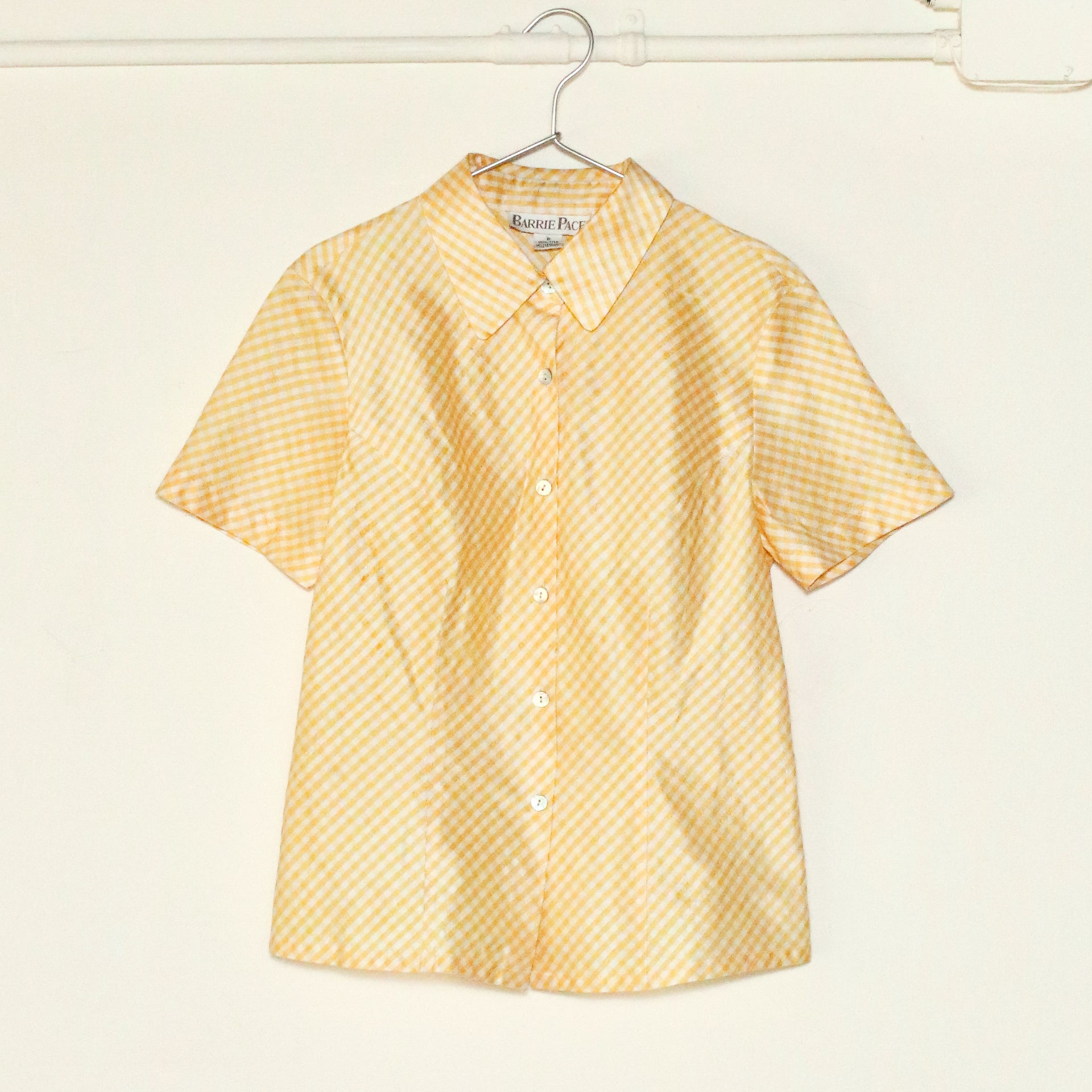 Yello Gingham Shirt