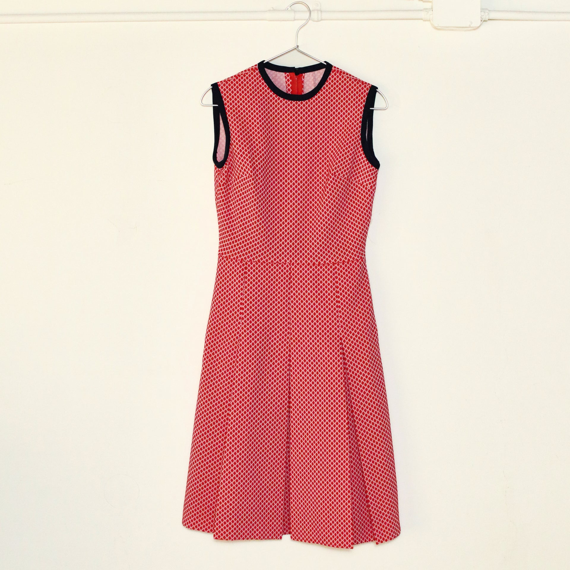 Red Box Pleated Dress