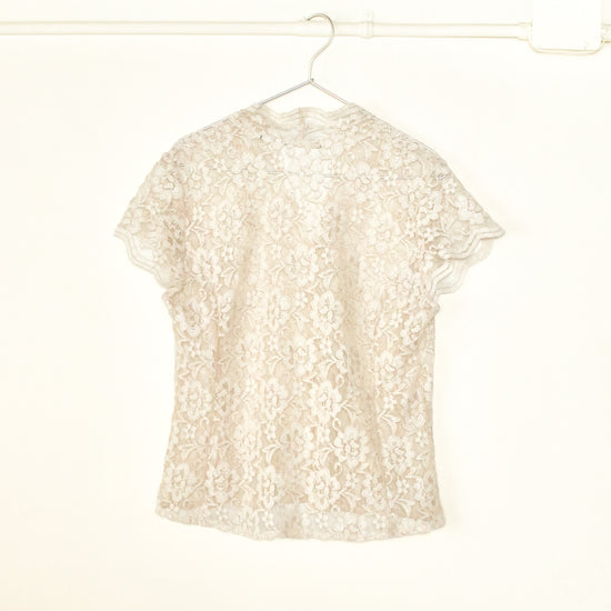 Short Sleeved Laced Cardigan