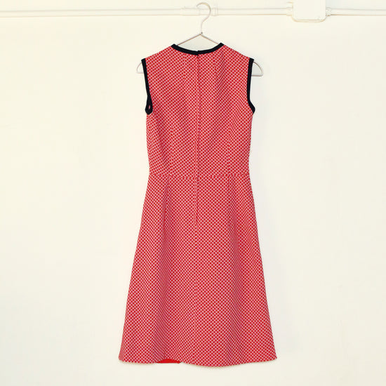 Red Box Pleated Dress