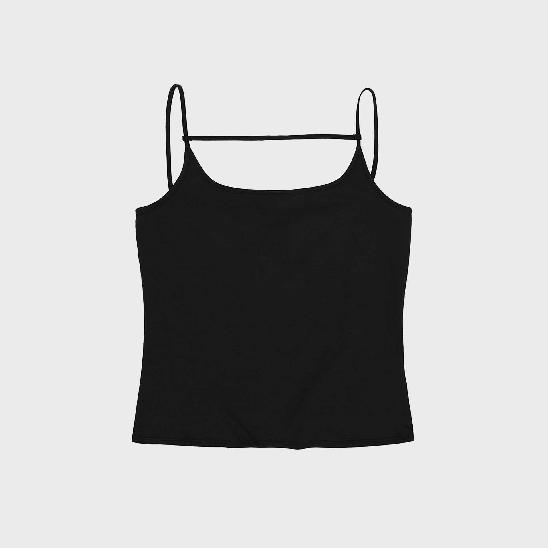 VARY STRAP SLEEVELESS TOP [BLACK]