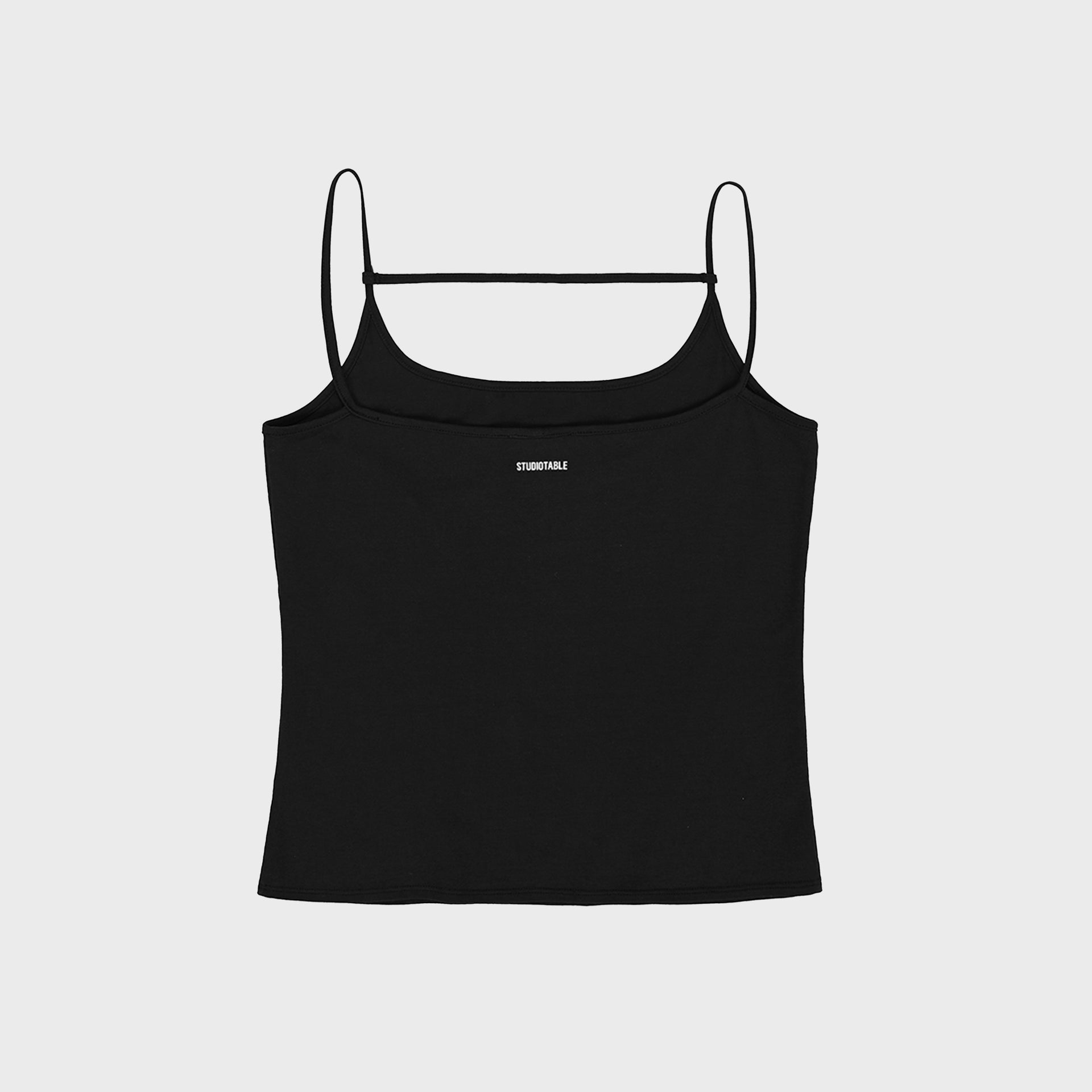 VARY STRAP SLEEVELESS TOP [BLACK]