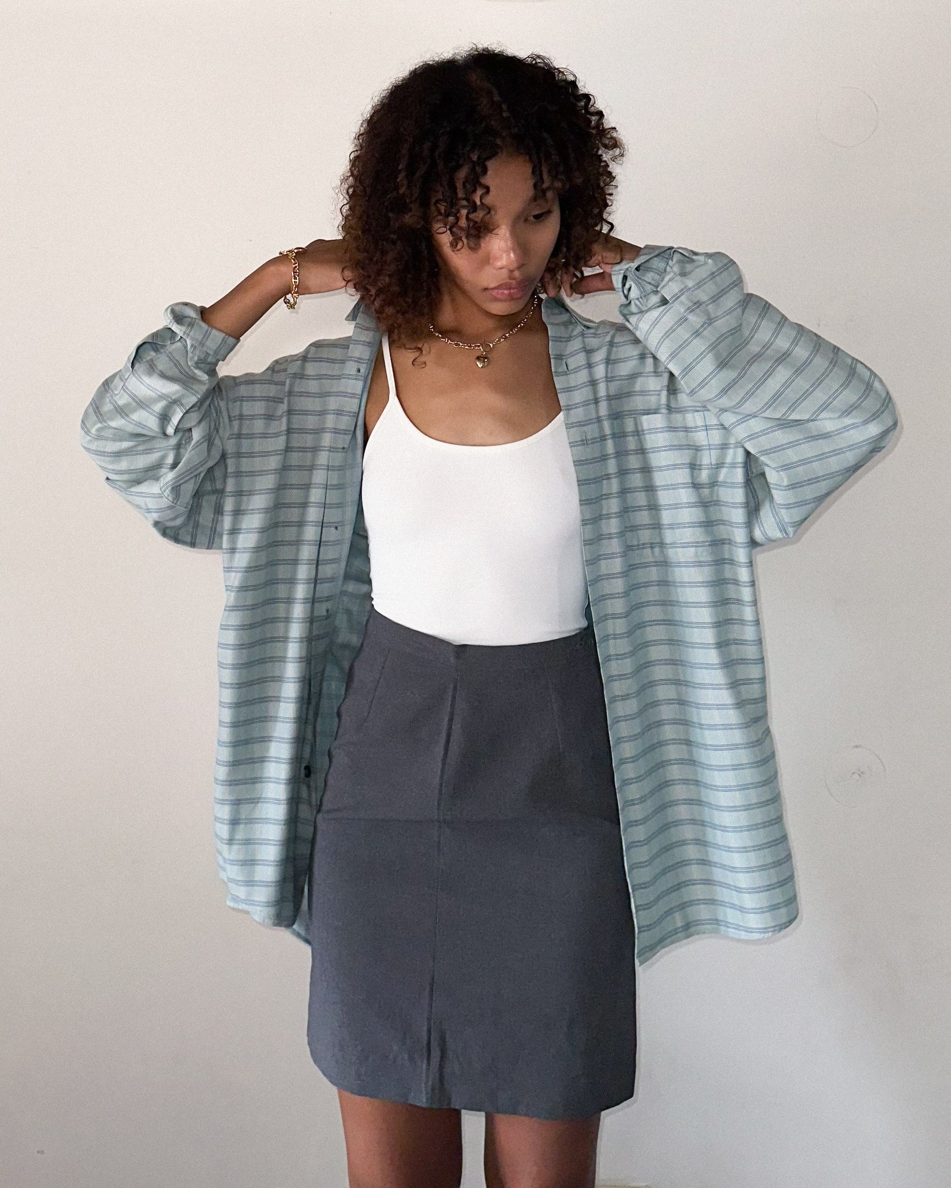 Vintage Benetton Gray Skirt