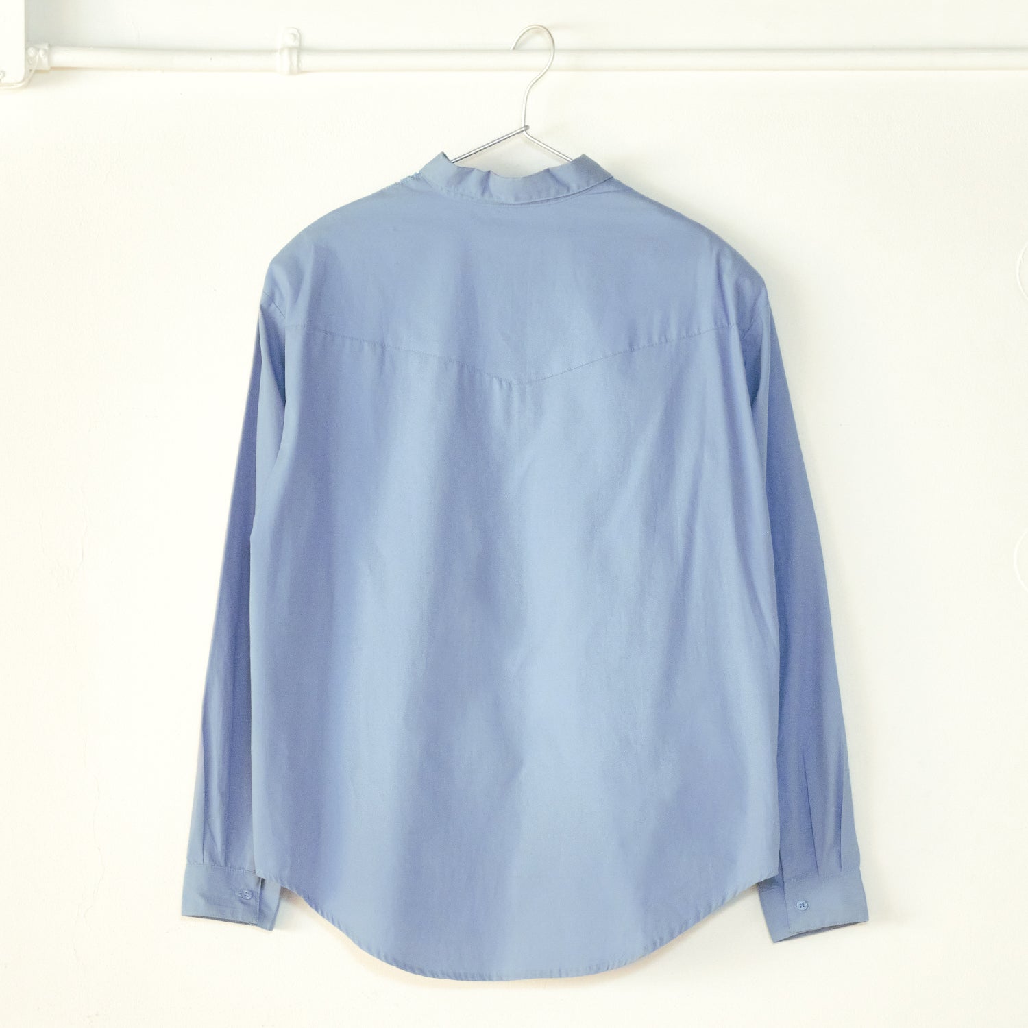 Steel Blue Shoulder Padded Shirt