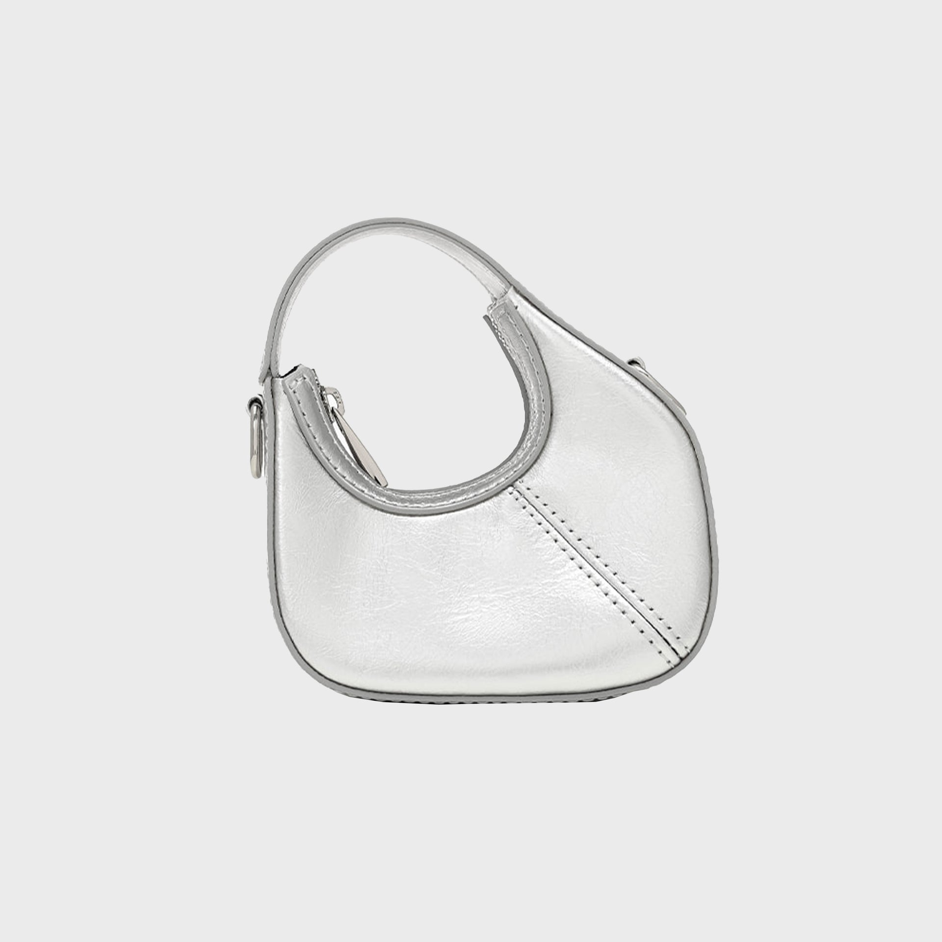 CREPE MINI BAG [SILVER]