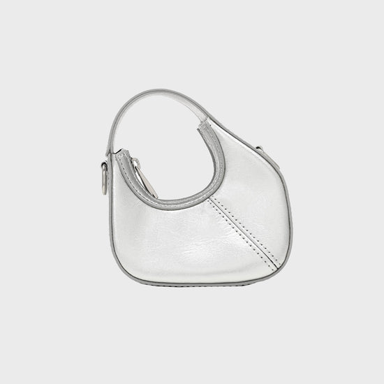 CREPE MINI BAG [SILVER]