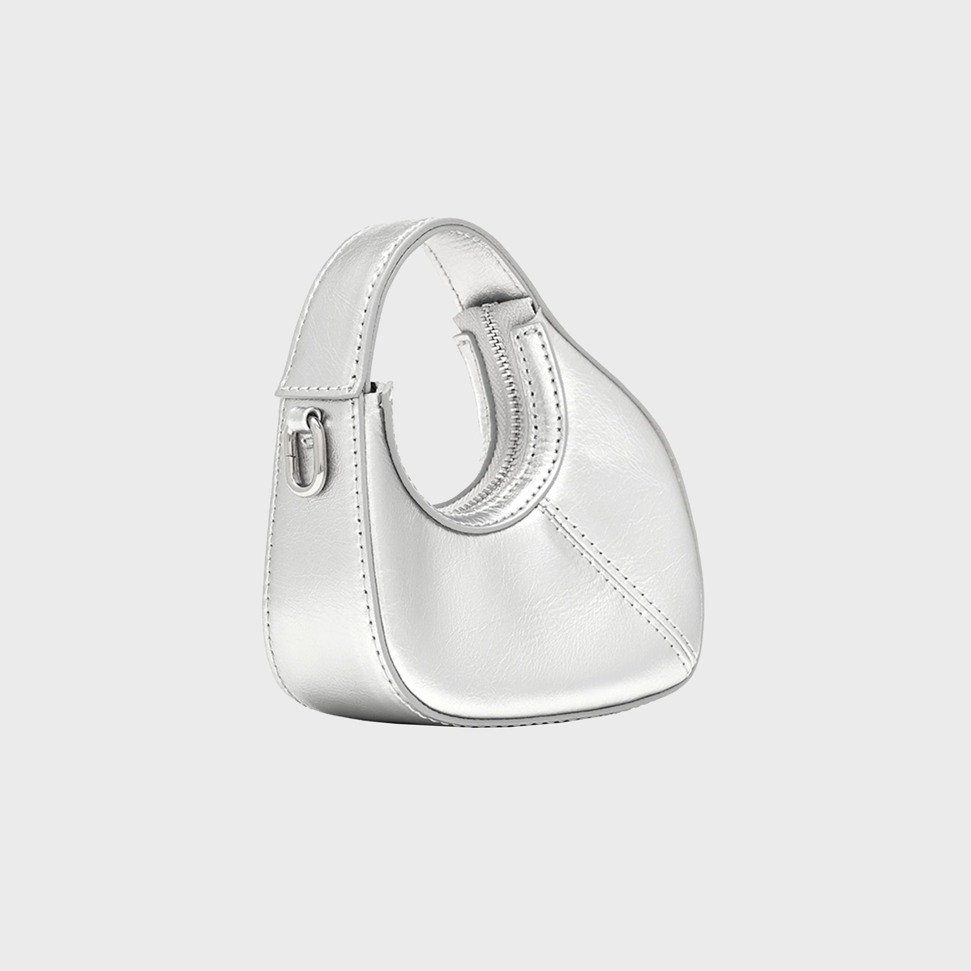 CREPE MINI BAG [SILVER]