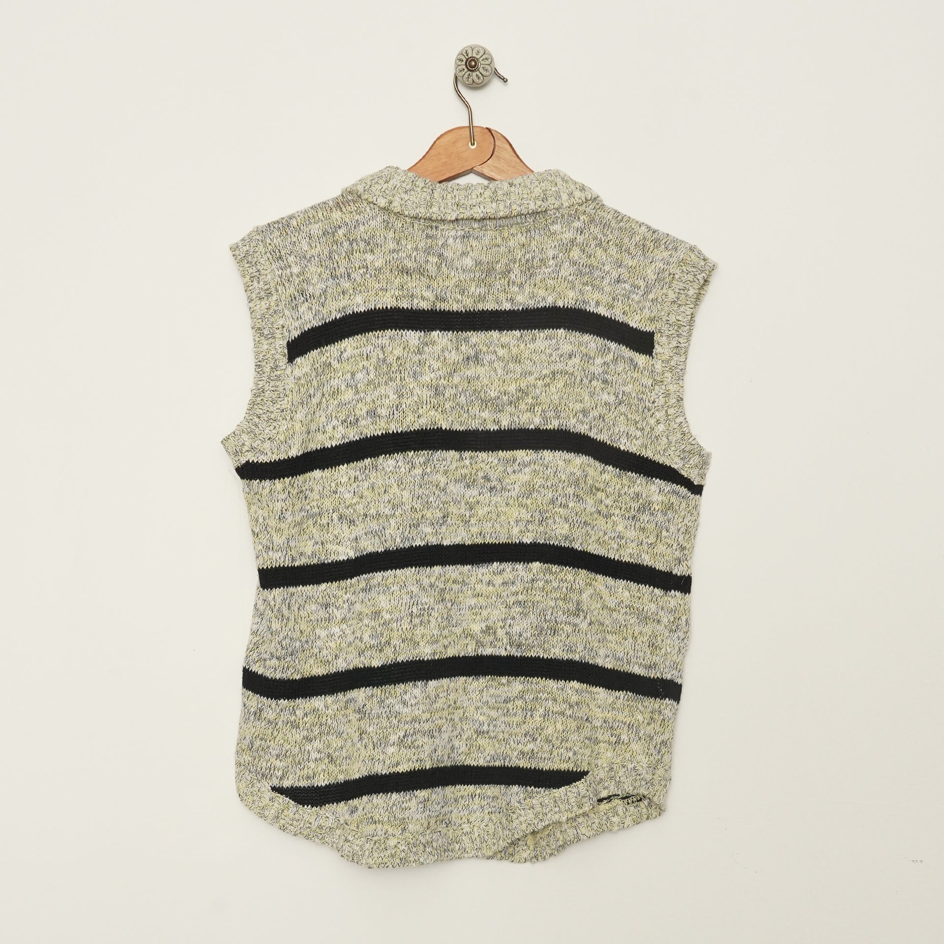 Striped Knit Vest