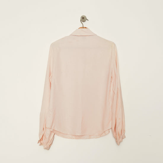 Pink button blouse