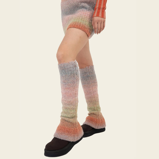 Dusty Knit Leg Warmers