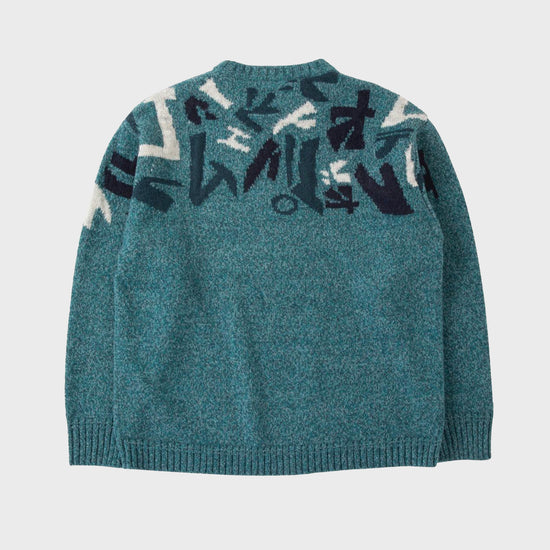 WABI SABI CREW NECK KNIT [EMERALD]