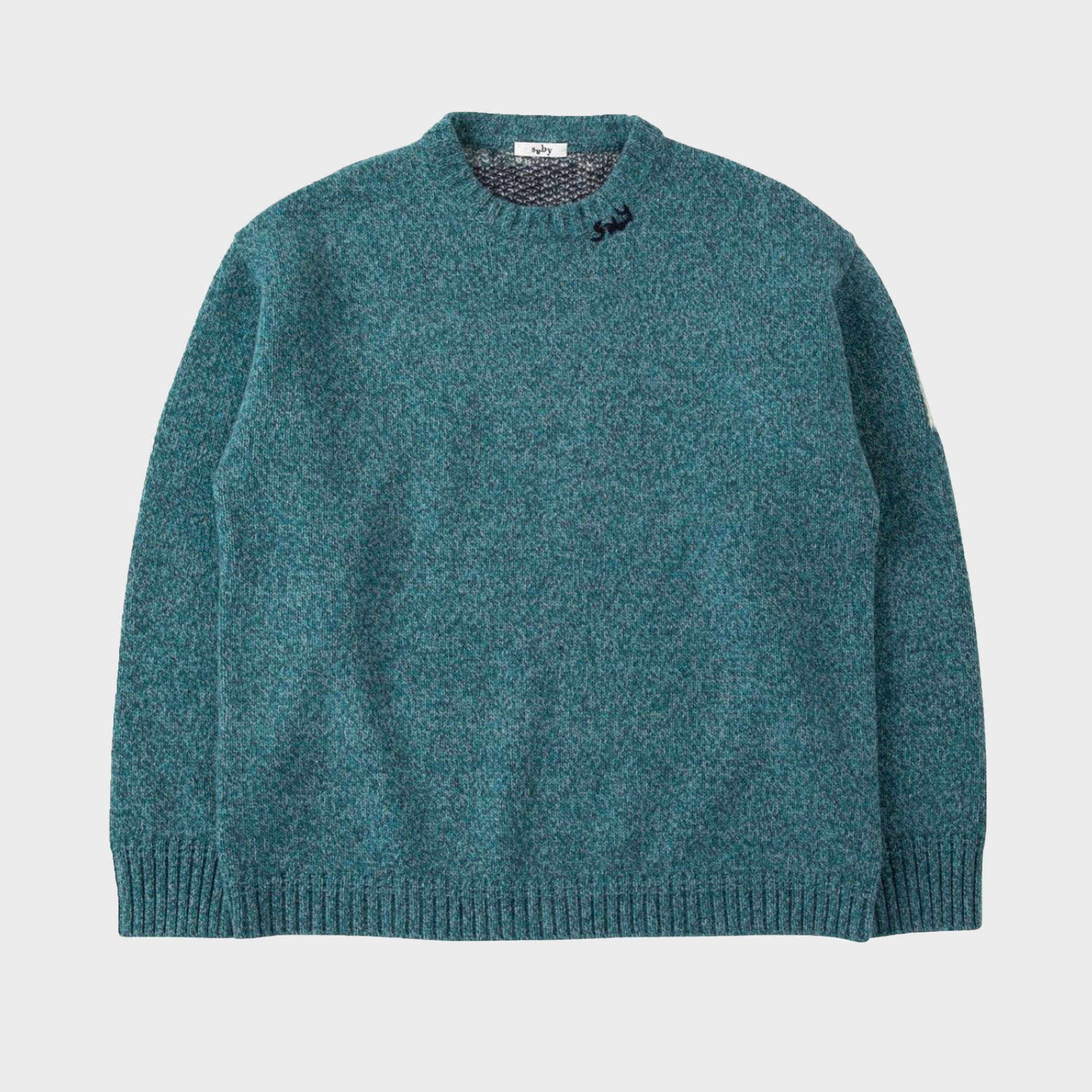 WABI SABI CREW NECK KNIT [EMERALD]