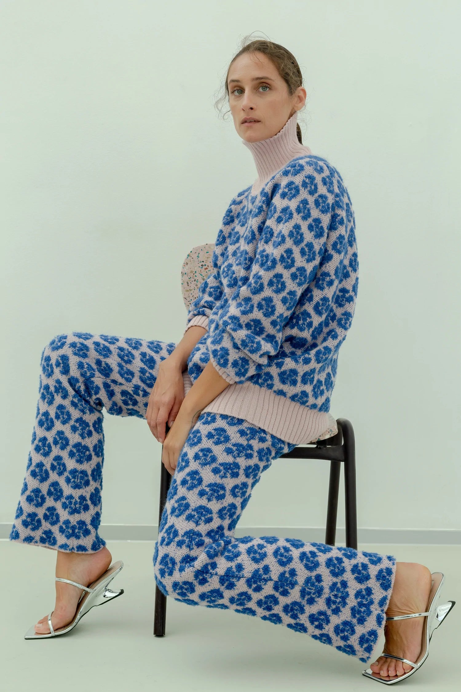 Golgoli Pants [Dusty Pink-Blue]