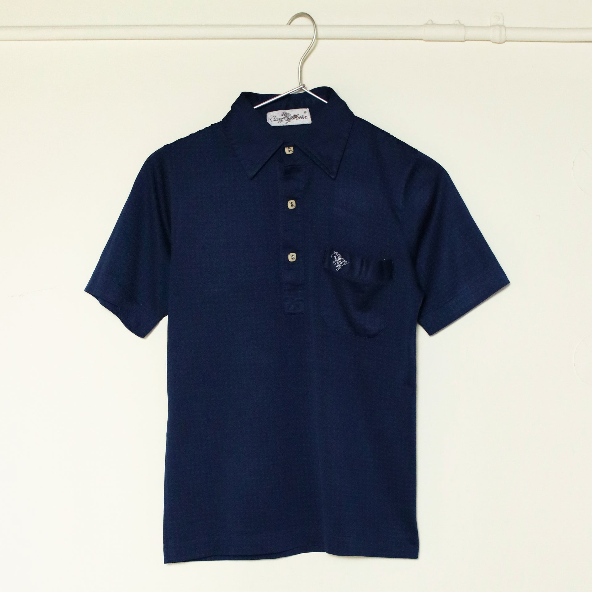 Blue Dotted Polo Shirt